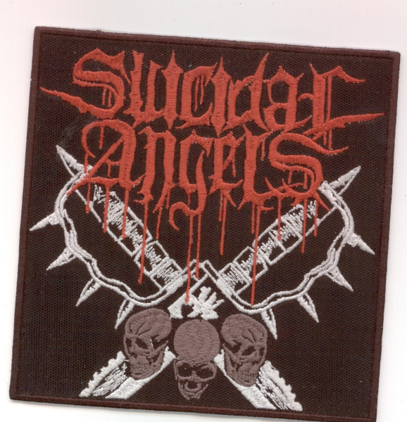 Suicidal Angels - Skull and Knifes Aufnäher