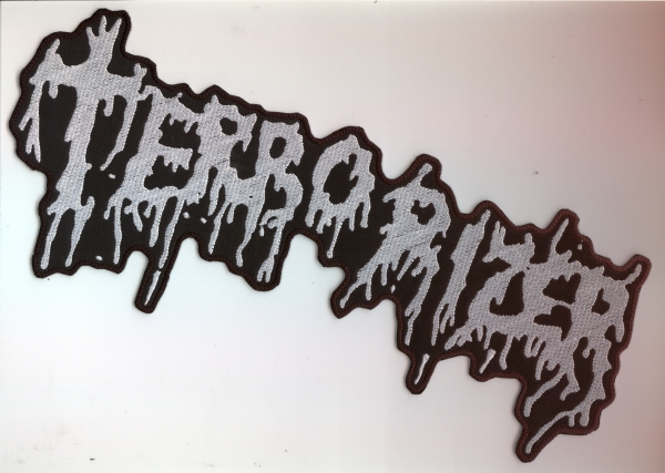 Terrorizer - White Logo Backpatch