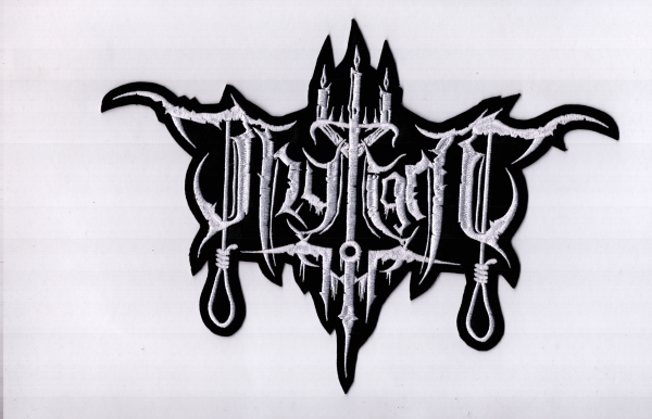 Thy Light - Weisses Logo Rückenaufnäher
