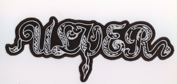 Ulver - White Logo Backpatch