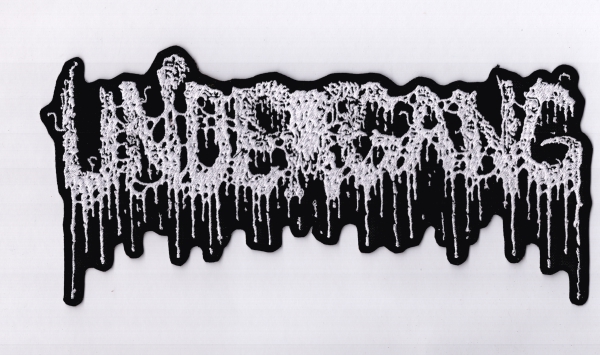 Undergang - Weisses Logo Rückenaufnäher