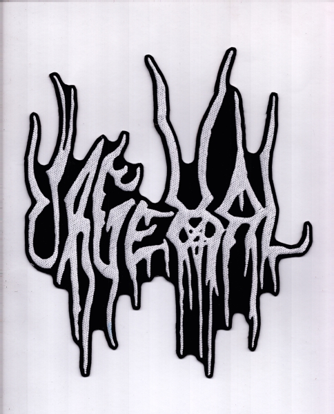 Urgehal - Weisses Logo Rückenaufnäher