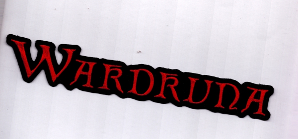 Wardruna - Rotes Logo Rückenaufnäher