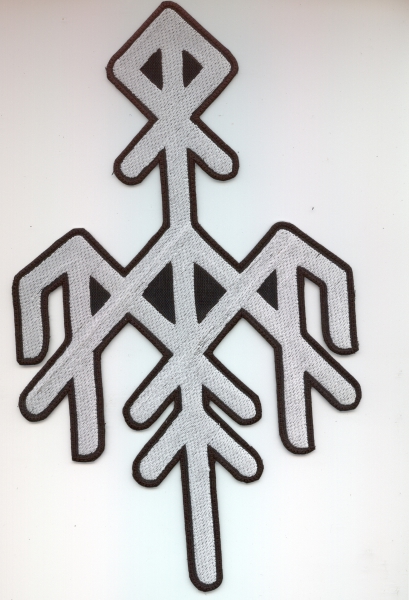 Wardruna - White Rune Backpatch