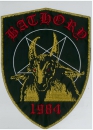 Bathory - 1984 Gold Rückenaufnäher